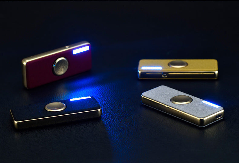 Windproof USB Lighter Fidget Spinner - Image 2