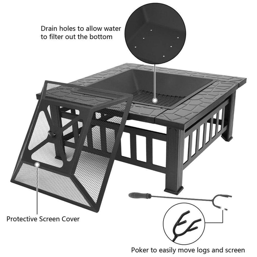 Portable Backyard Fire Pit Table - Image 11