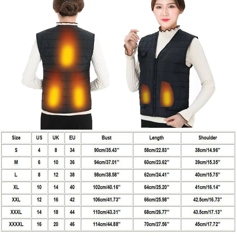Electric Heated Cotton Vest - Image 3