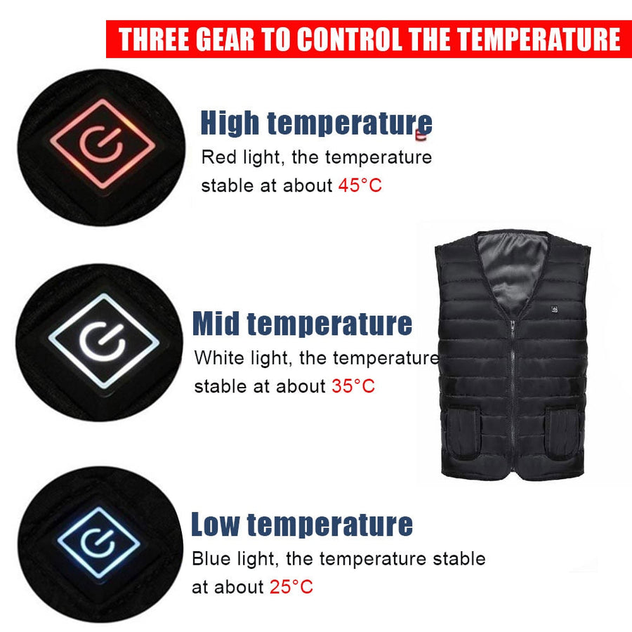 Electric Heated Cotton Vest - Image 8