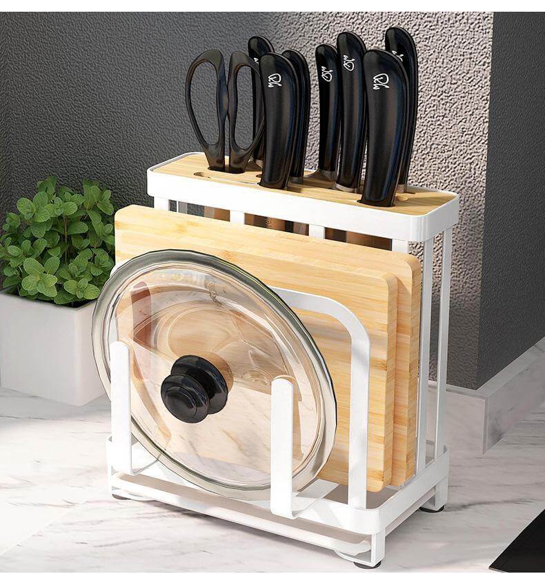 Stainless Steel Kitchen Utensils Organizer Drying Rack - Image 14