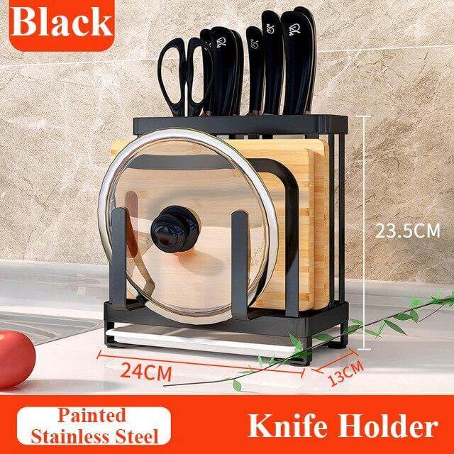 Stainless Steel Kitchen Utensils Organizer Drying Rack - Image 19