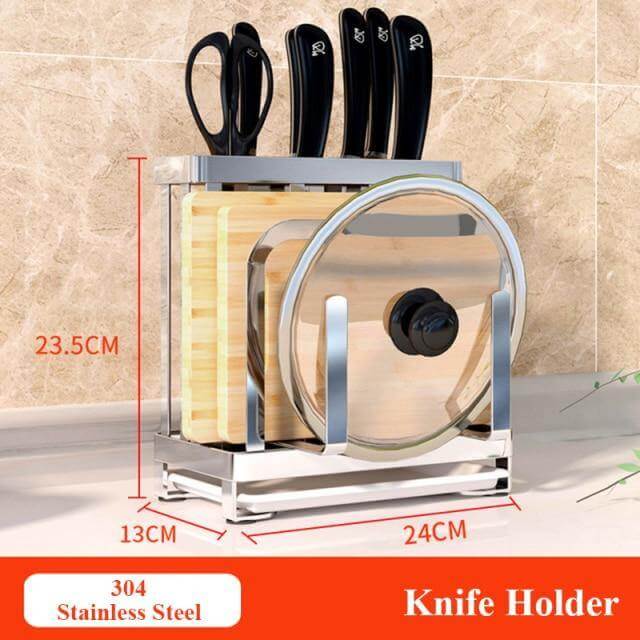 Stainless Steel Kitchen Utensils Organizer Drying Rack - Image 12