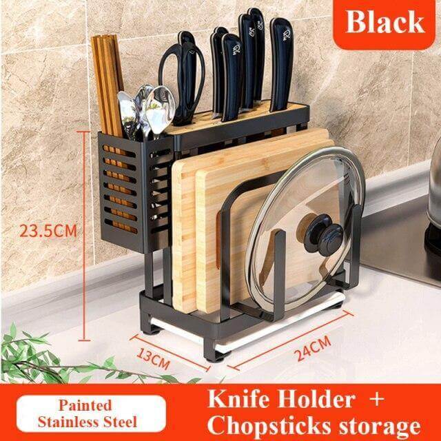 Stainless Steel Kitchen Utensils Organizer Drying Rack - Image 20