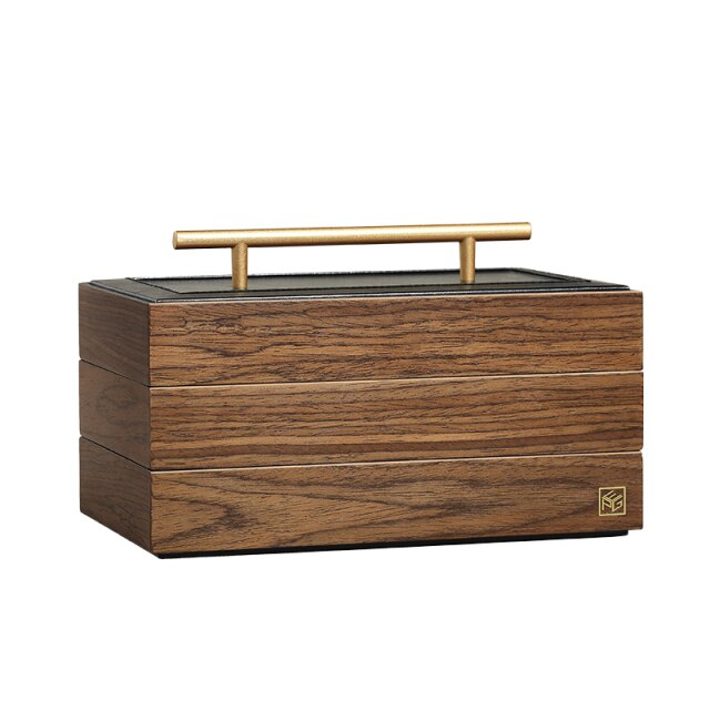 Wooden Elegant Multi-Layer Jewelry Organizer Box - Image 5