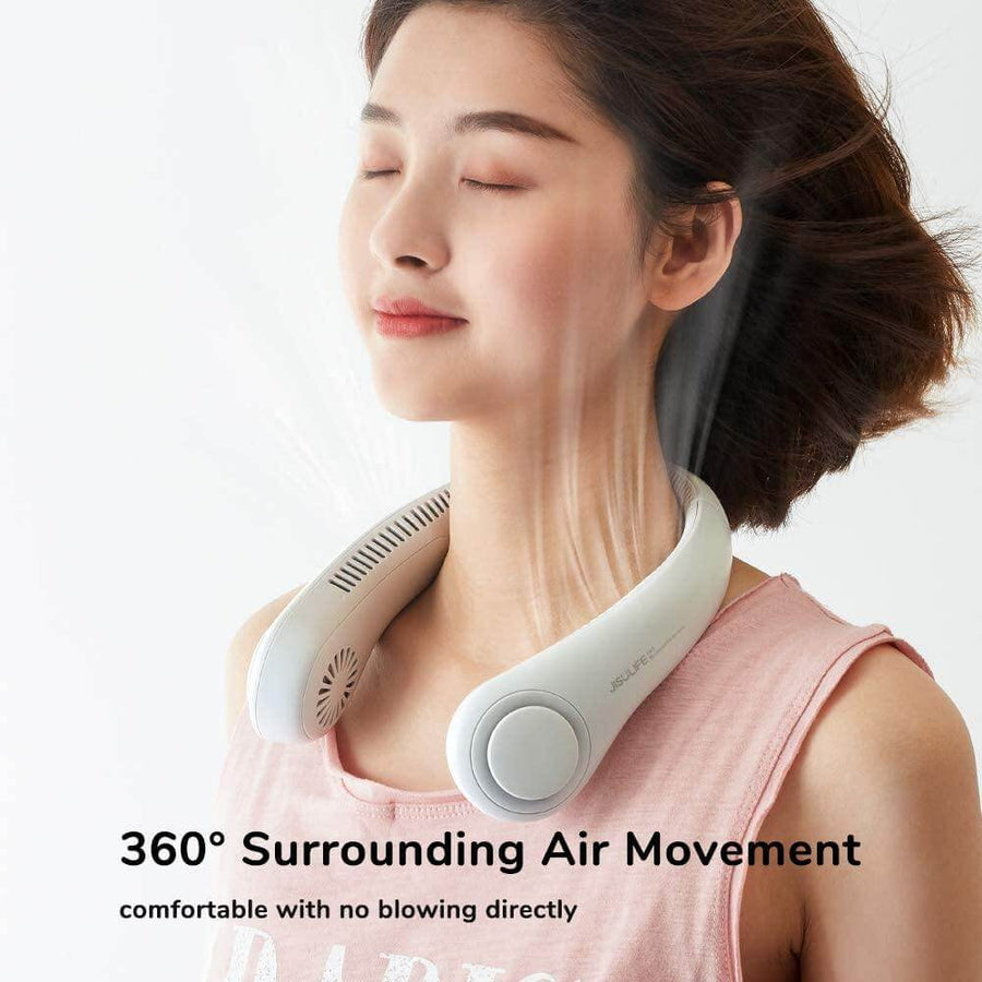 Stylish Mini Bladeless Travel Neck Fan - Image 10