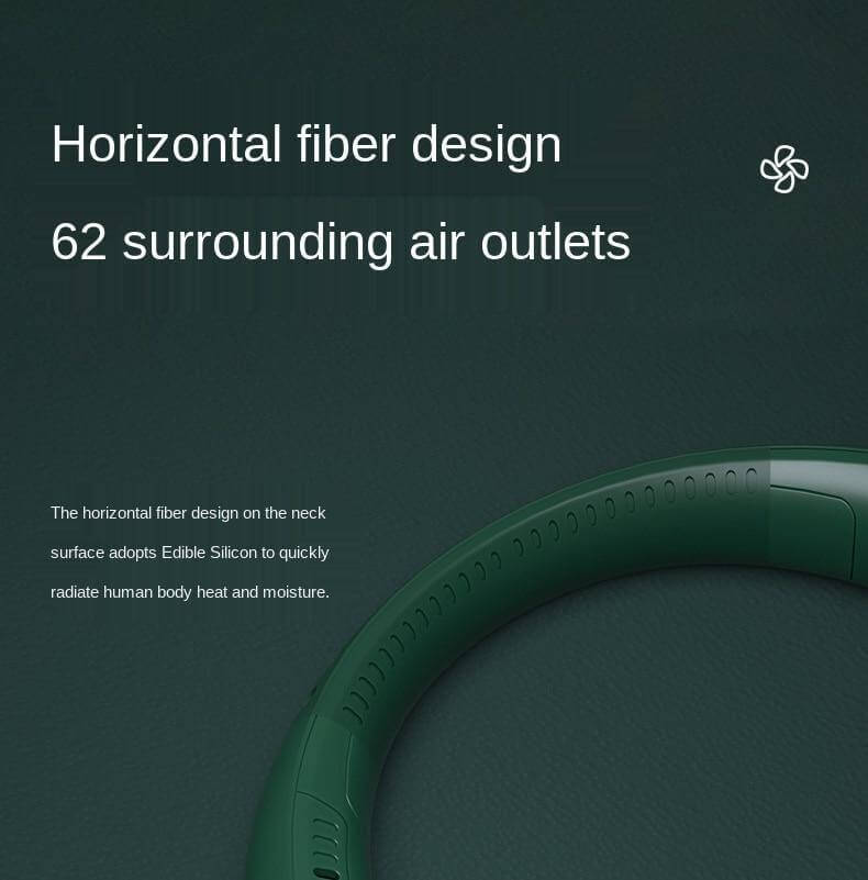 Stylish Mini Bladeless Travel Neck Fan - Image 7