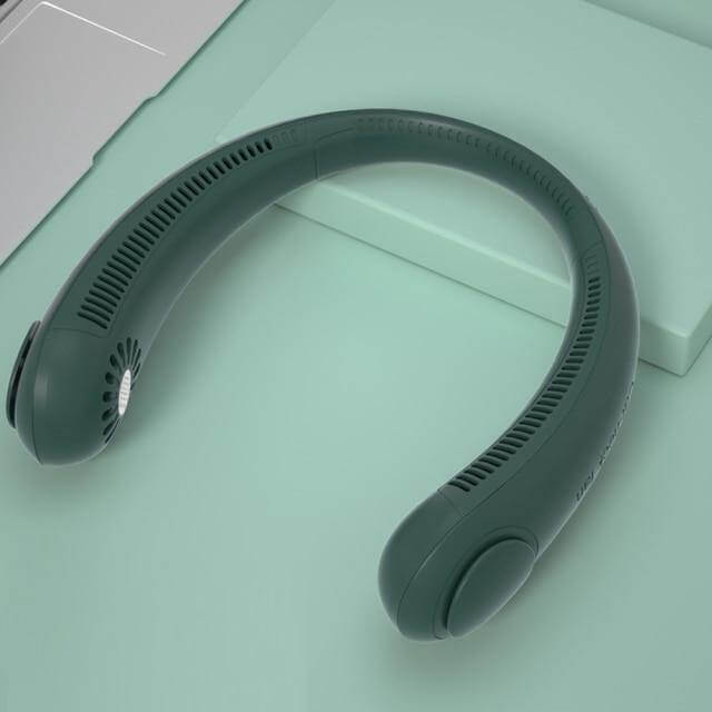 Stylish Mini Bladeless Travel Neck Fan - Image 12