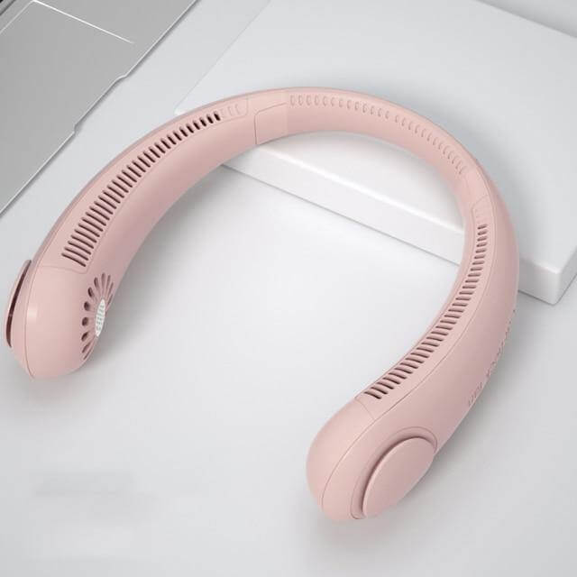 Stylish Mini Bladeless Travel Neck Fan - Image 11