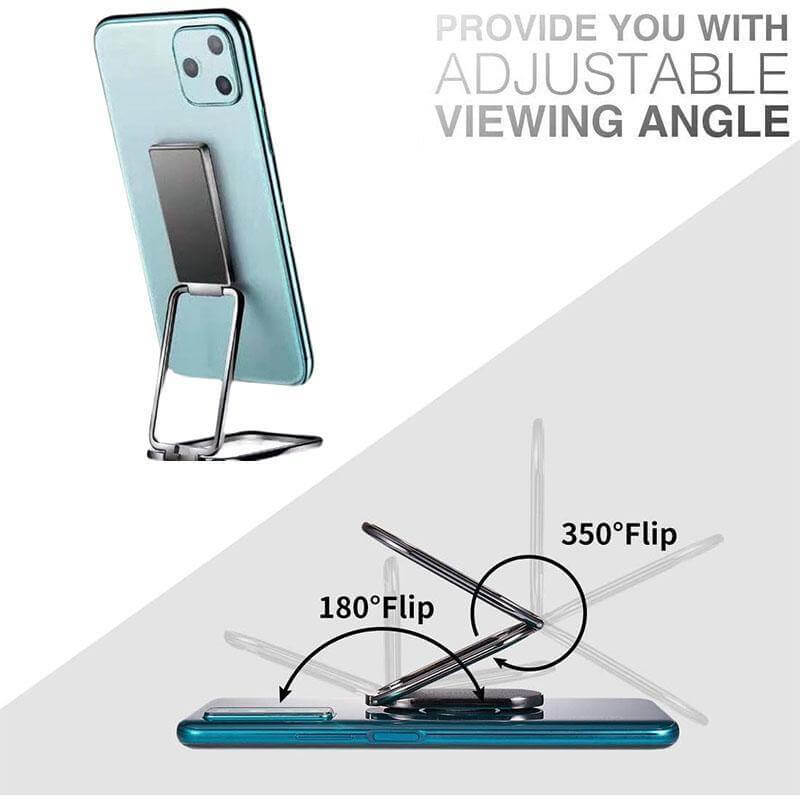 Rotatable Metal Self-Stick Phone Holder - Image 3