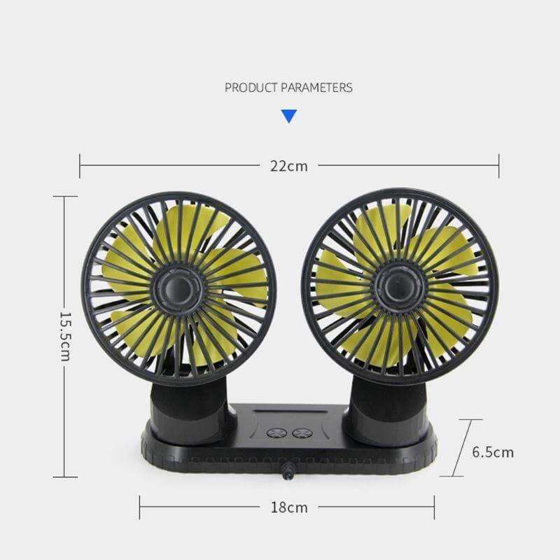 Universal Adjustable USB Dual Fan - Image 8