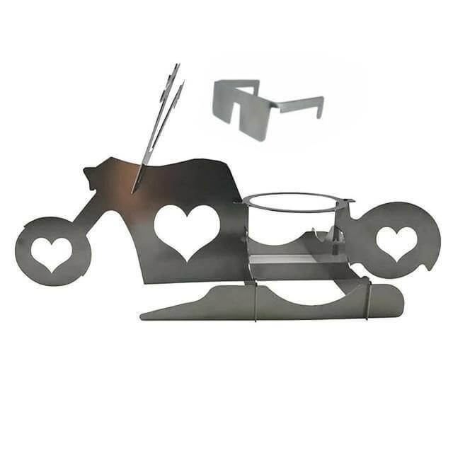 Motorcycle Chicken Grill Stand Rack - Image 10