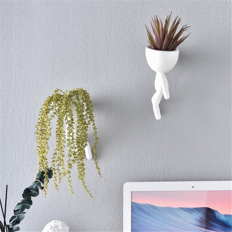 Nordic Hanging Miniature Human Flower Pots - Image 6