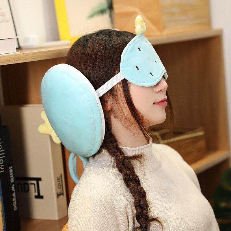 Sweet Fruits Plush Sleeping Eye Mask Bag - Image 9