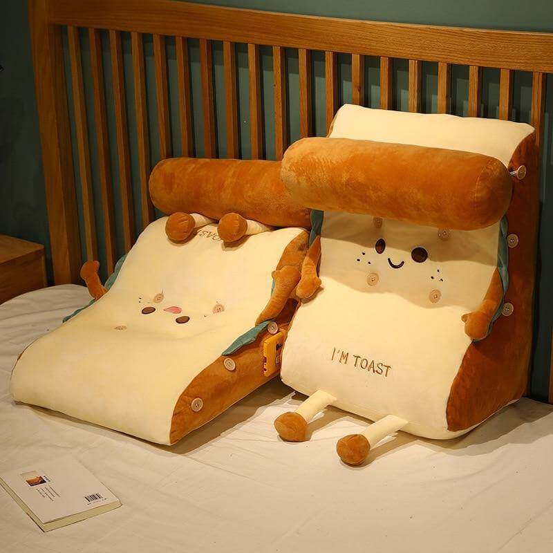 I AM TOAST Cute Bedside Comfy Washable Pillow - Image 7