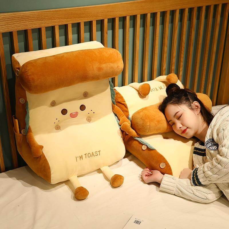 I AM TOAST Cute Bedside Comfy Washable Pillow - Image 12