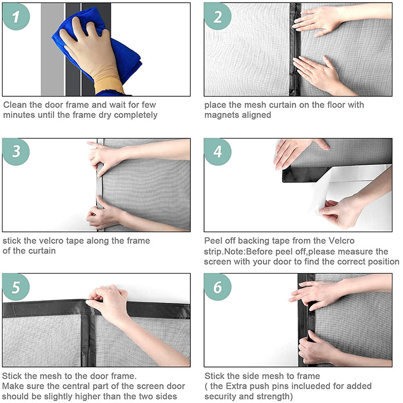 Hands-Free Automatic Closing Magnetic Mosquito Net - Image 11