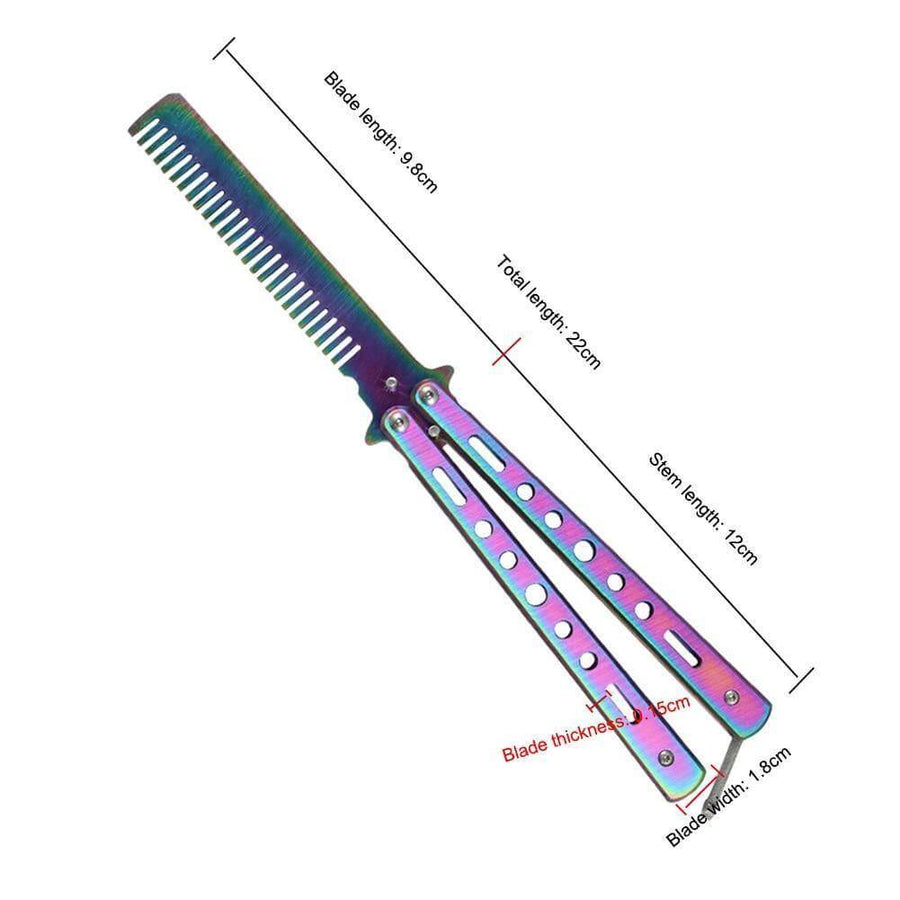 Stainless Steel Foldable Butterfly Brush - Image 8