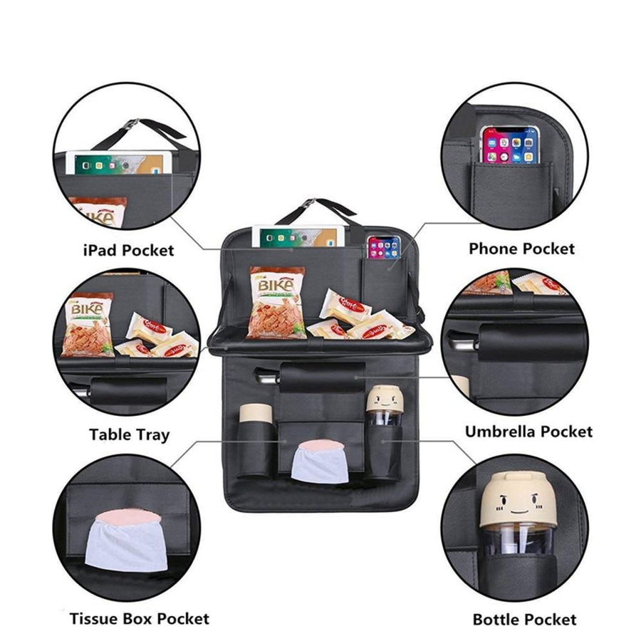 Foldable Car Back Seat Organizer - Image 1