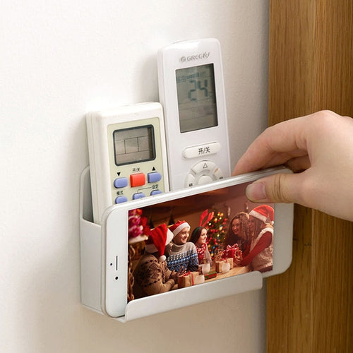 Wall-Mounted Storage Organizer Phone Holder - Image 0