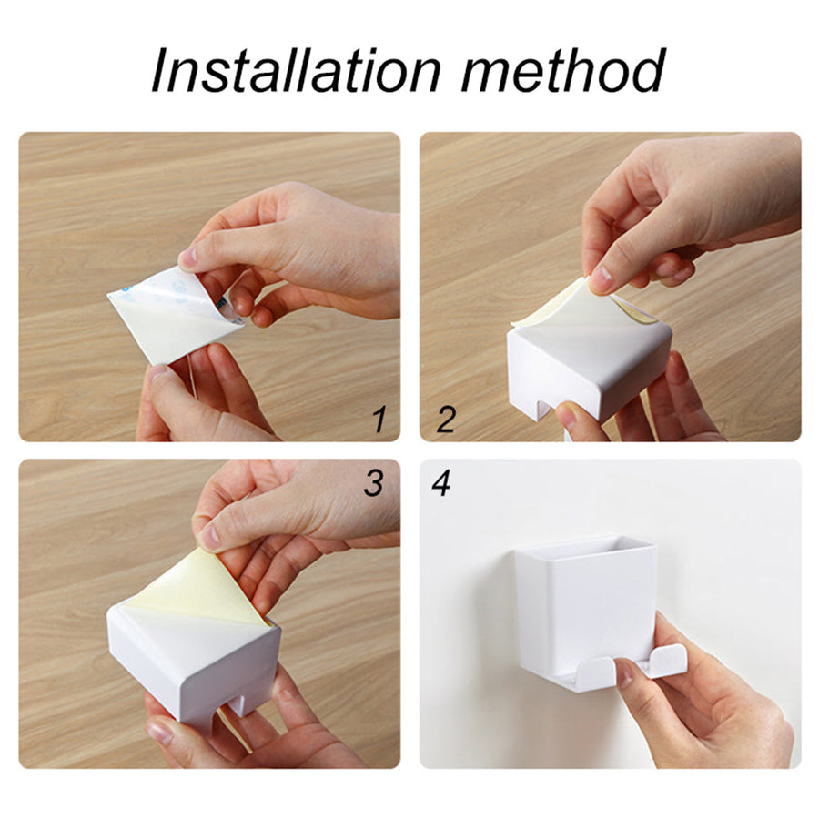 Wall-Mounted Storage Organizer Phone Holder - Image 3