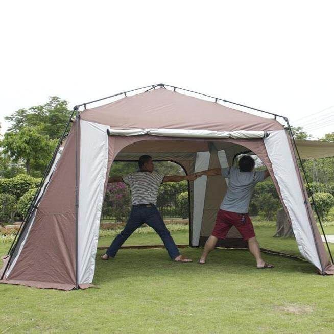 Anti-UV Oversize Silver Coating Camping Tent - Image 5