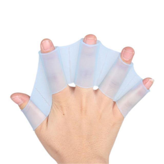 Silicone Webbed Swimming Gloves - Image 4