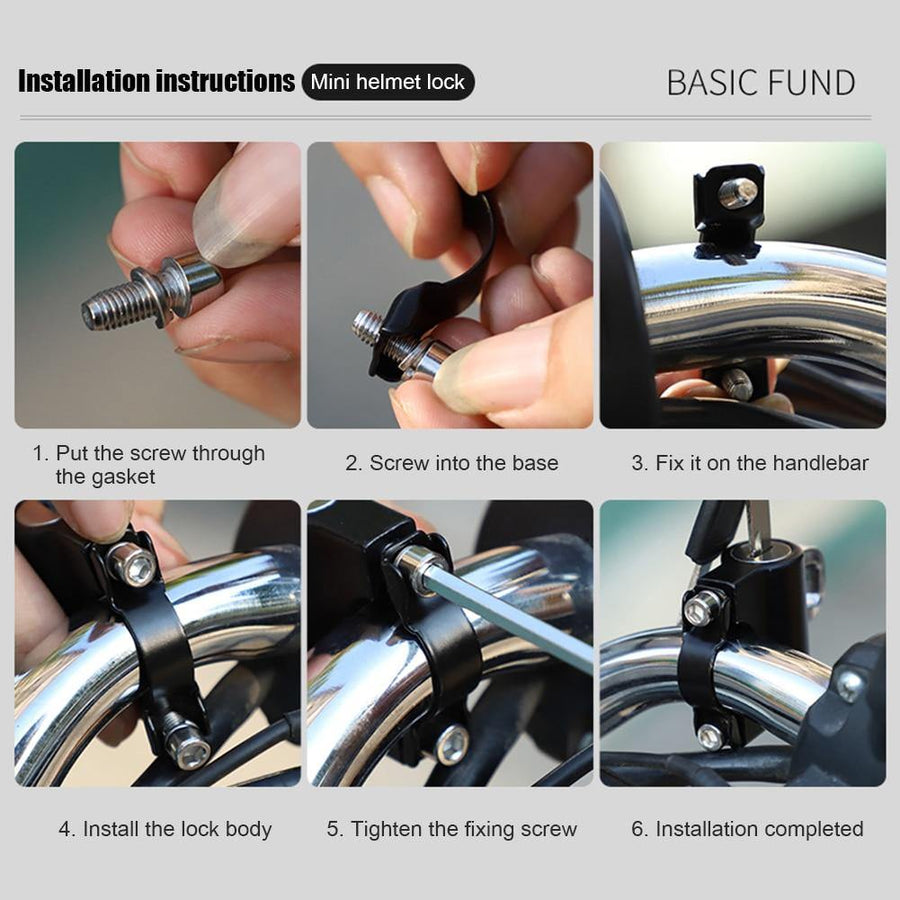 Waterproof Bike Helmet Lock - Image 3