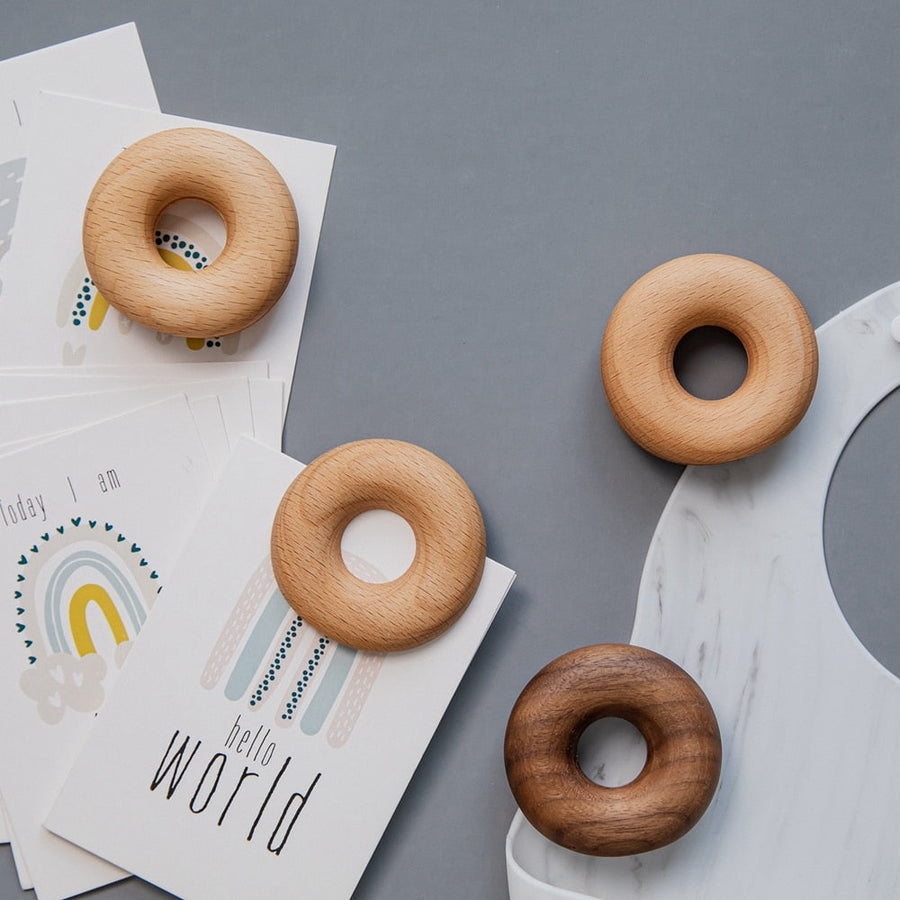 6Pcs Wooden Donut Seal Clips - Image 3