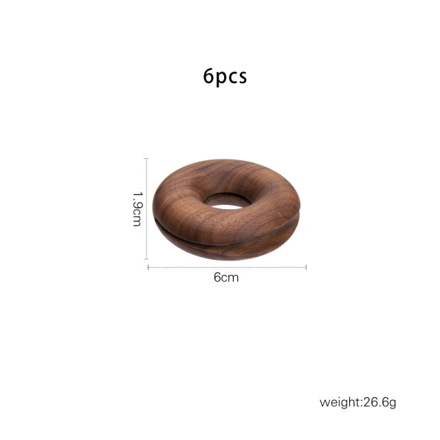 6Pcs Wooden Donut Seal Clips - Image 7