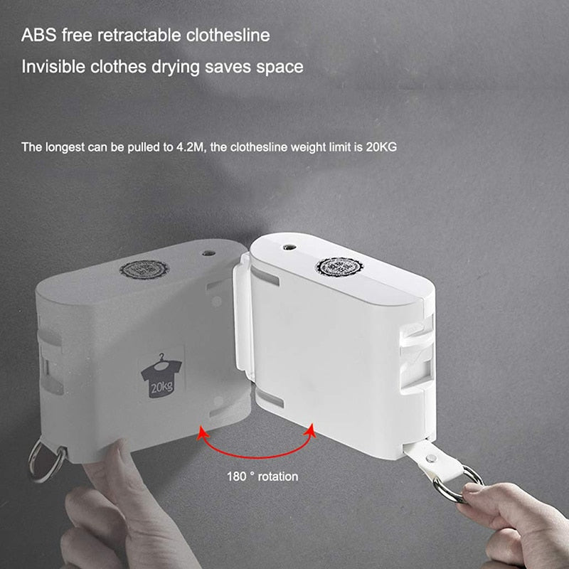 Punch-Free Invisible Retractable Drying Rope - Image 7