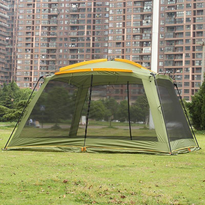 Rainproof Double Layer Sun-Shading Camping Tent - Image 1