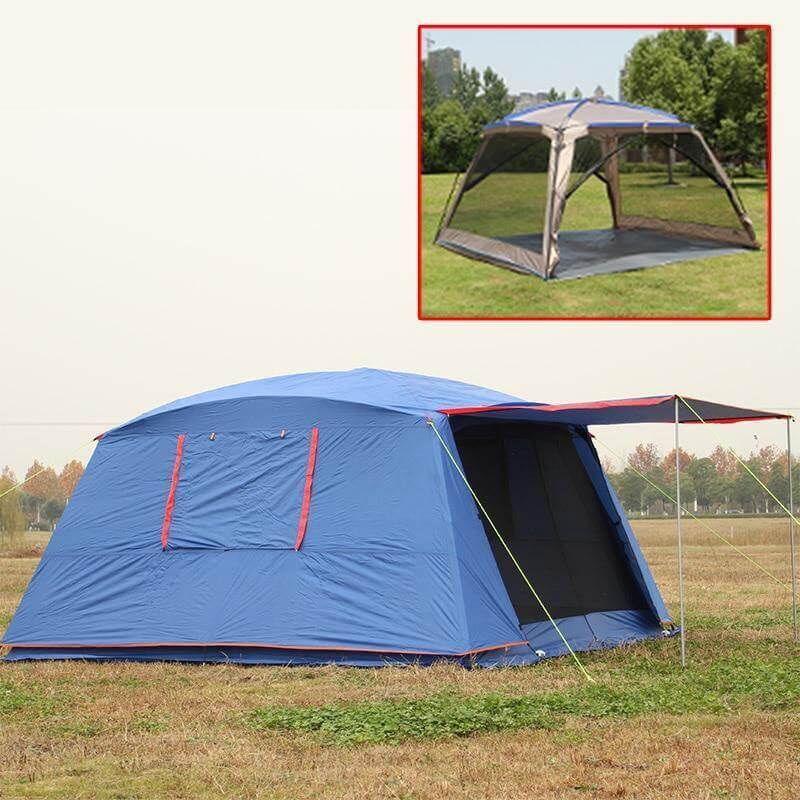 Rainproof Double Layer Sun-Shading Camping Tent - Image 6