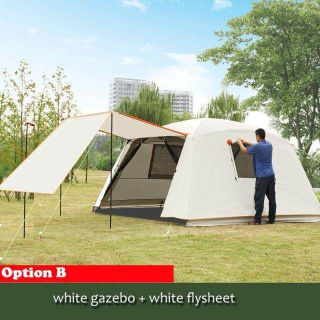 Rainproof Double Layer Sun-Shading Camping Tent - Image 5