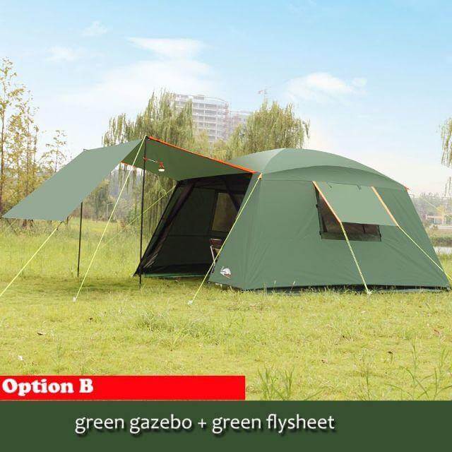 Rainproof Double Layer Sun-Shading Camping Tent - Image 3