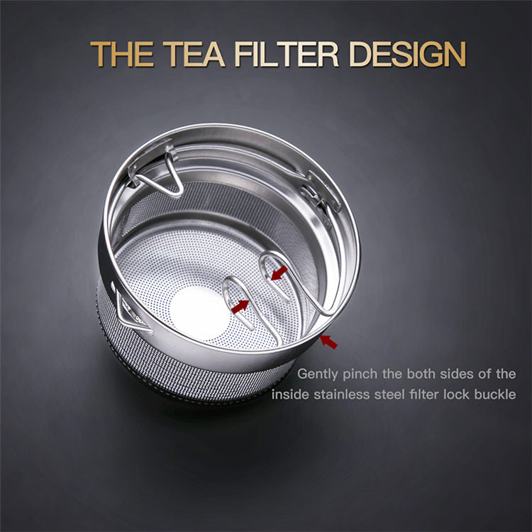 Elegant Double Glass Tea Infuser - Image 6