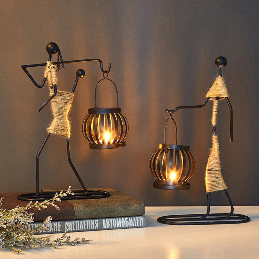 Creative Beautiful Nordic Iron Candle Holder - Image 6