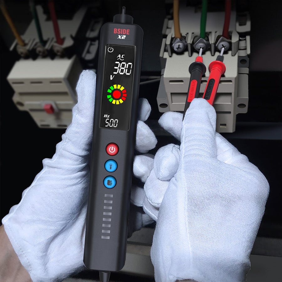 LCD Result Display Voltage Tester Thermometer - Image 0