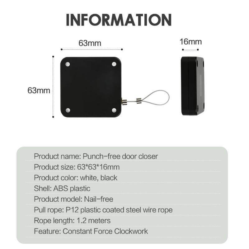 No Punch Automatic Door Closer - Image 12