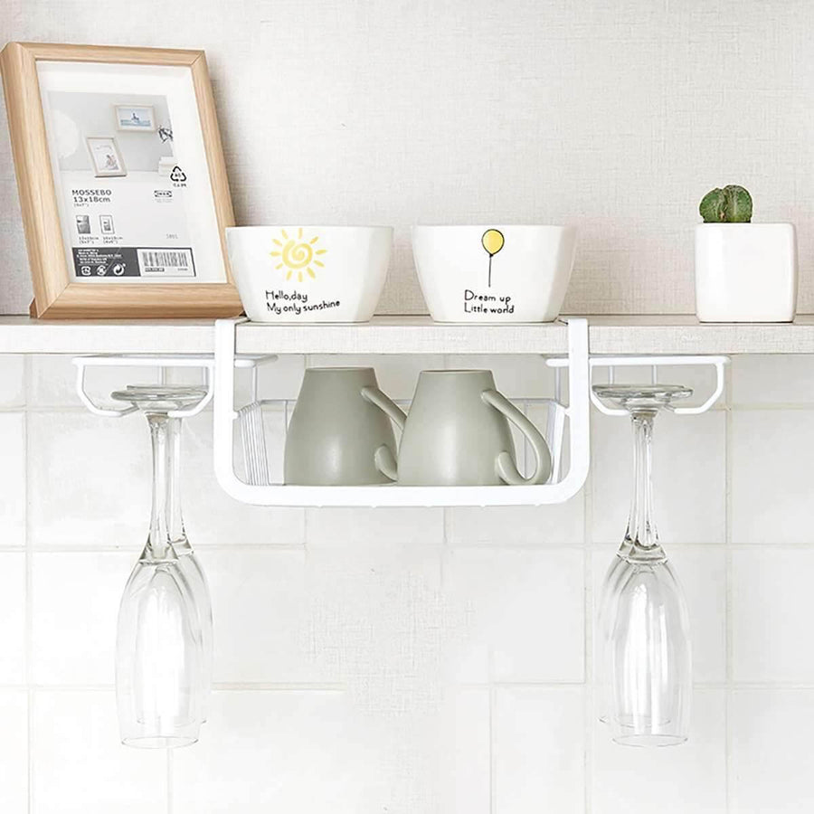 Under Cabinet Glass Holder Rack - Image 3