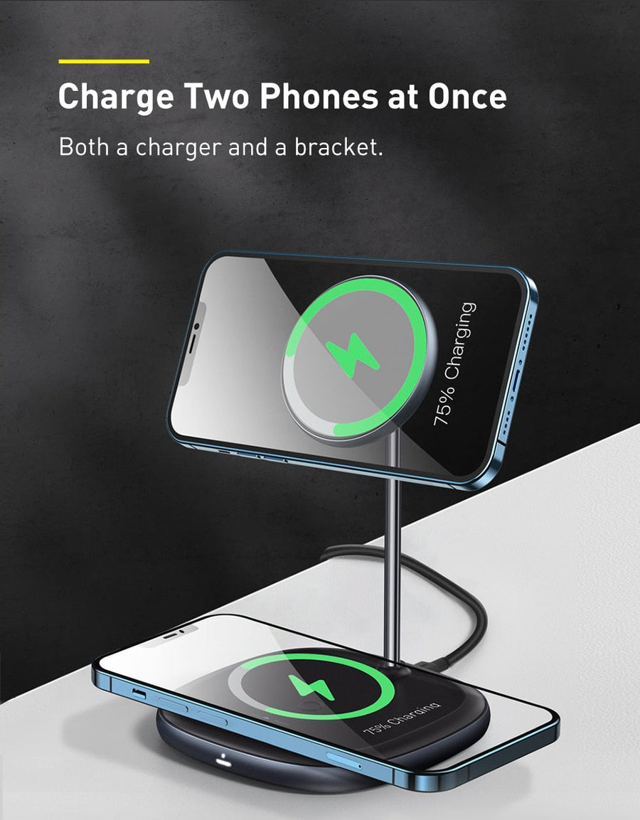 Magnetic Wireless Charger Phone Stand - Image 1