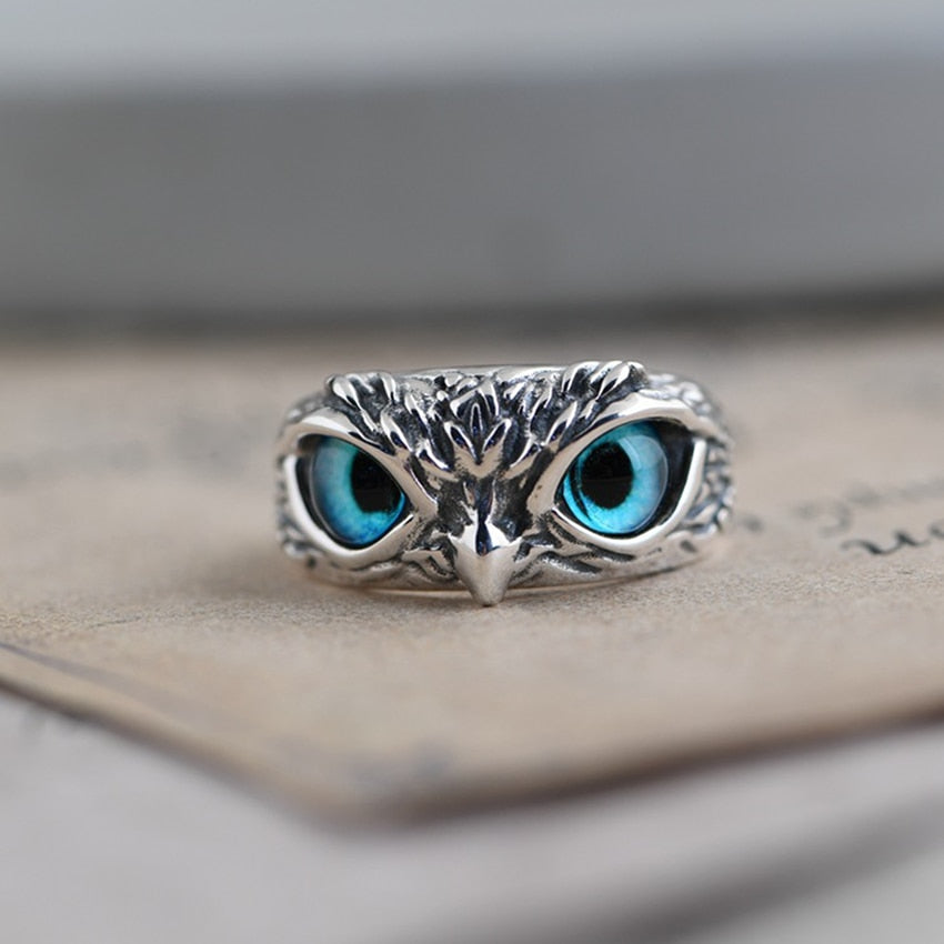 Vintage Punk Owl Ring - Image 0