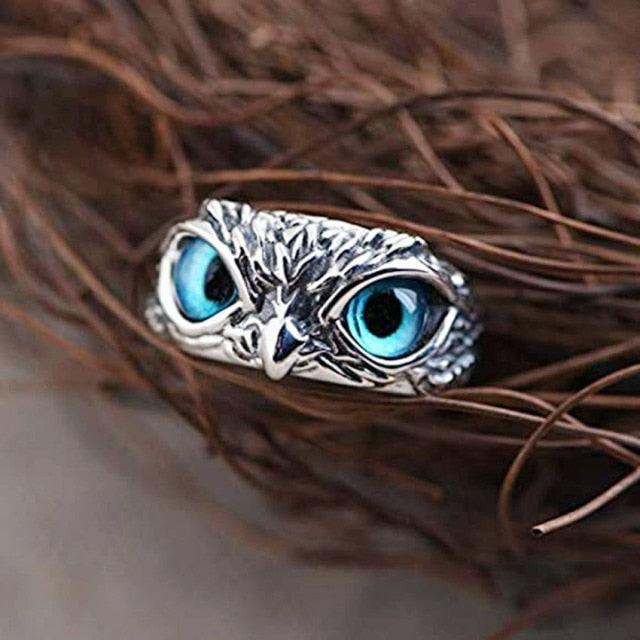 Vintage Punk Owl Ring - Image 4