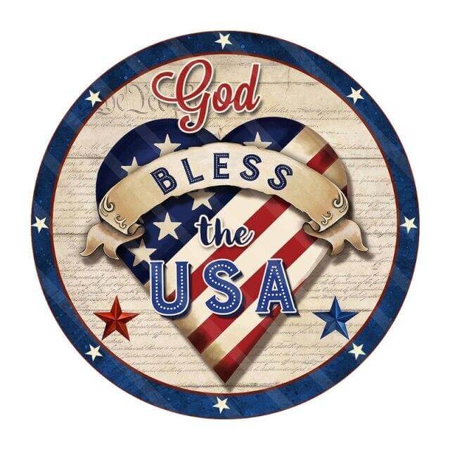 Independence Day Wooden Wall Plaque - Image 4