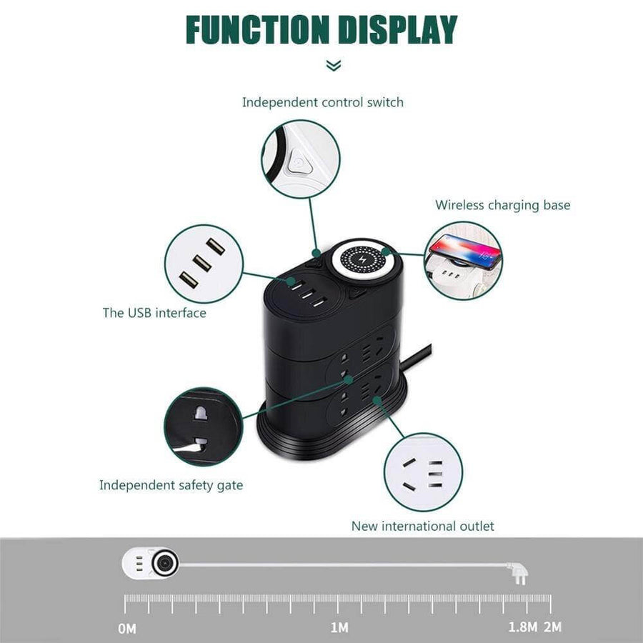 Intelligent Wireless Charging Multifunctional Socket - Image 11