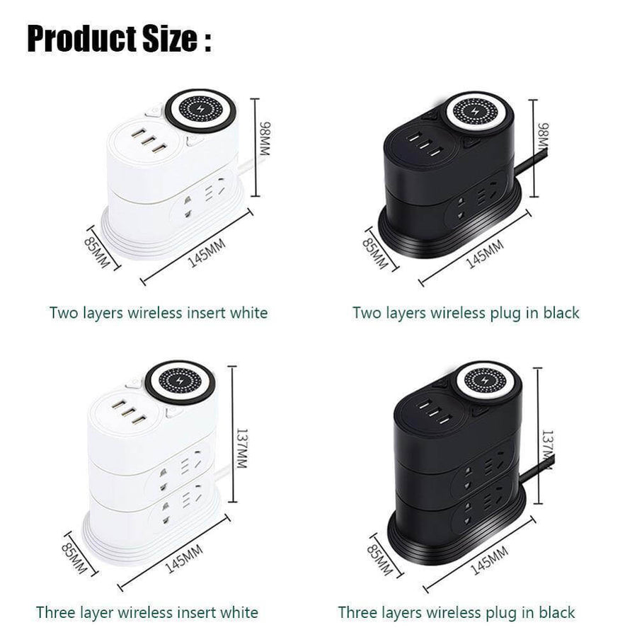 Intelligent Wireless Charging Multifunctional Socket - Image 16