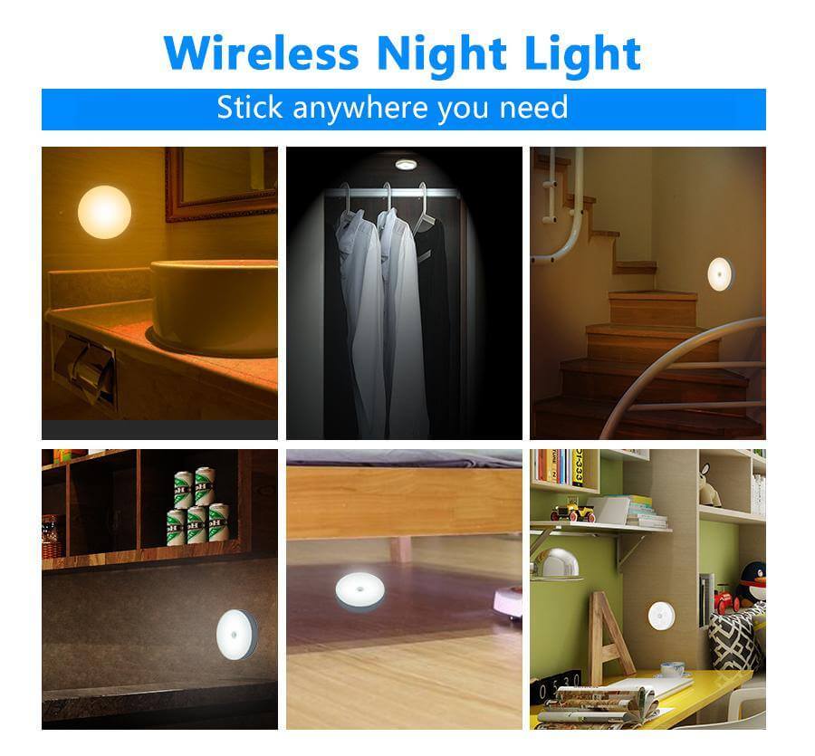 Rechargeable Motion Sensor LED USB Night Light - Image 5