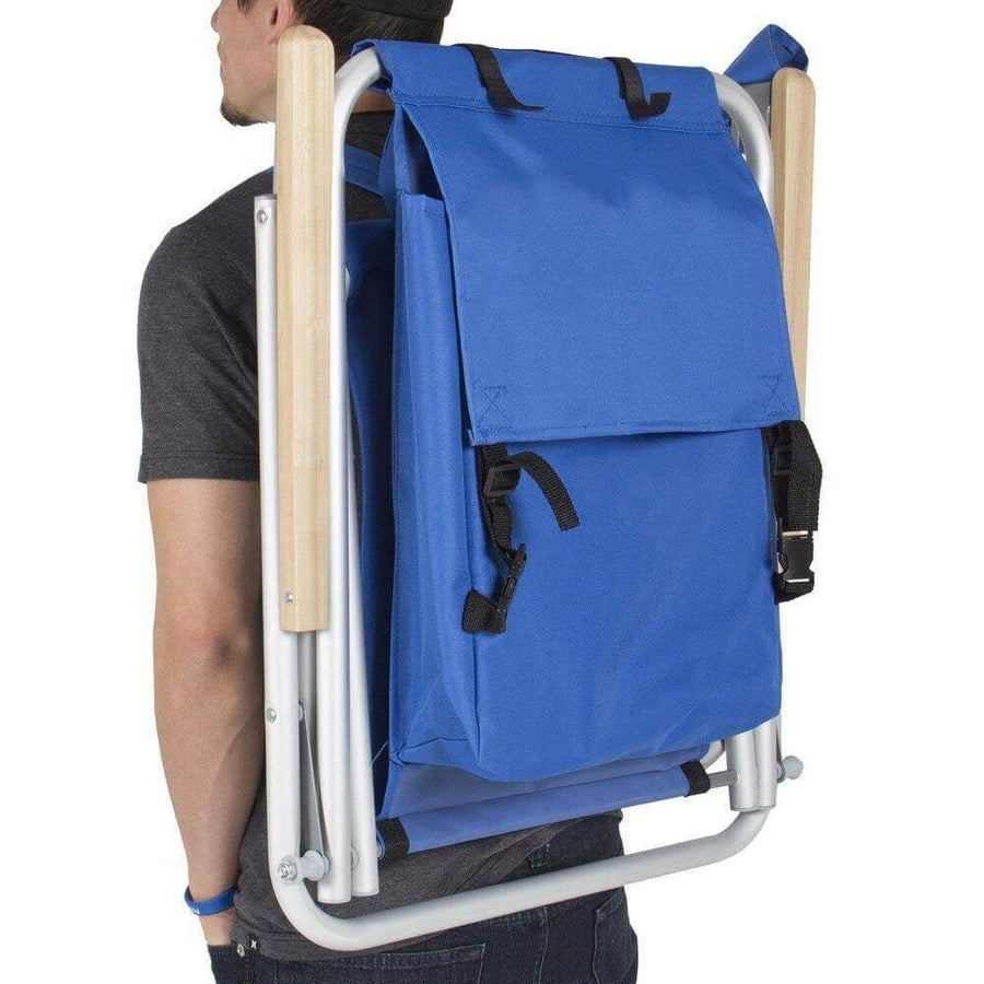 Folding Beach Chair With Adjustable Headrest - Image 3