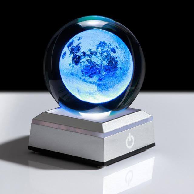 Crystal Globe Solar System Planet Lamp - Image 9