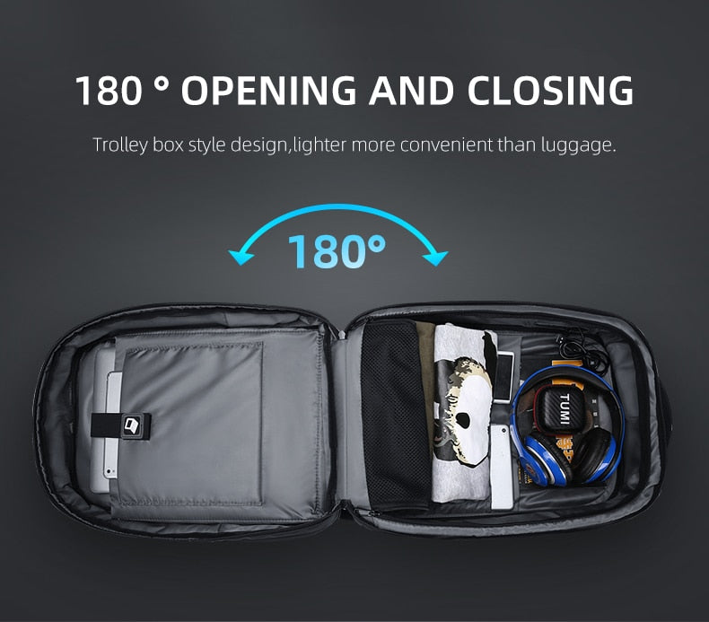 Elegant Anti-Theft USB Travel Backpack - Image 8